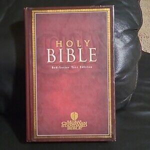 2004 HCSB Holman Christian Standard Bible Red Letter Edition Vintage Good Condit